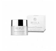 HERLA INFINITE WHITE anti-senėjimo dieninis veido odą balinantis kremas Total Spectrum Anti-Aging Day Therapy Whitening Cream SPF 15 50ml
